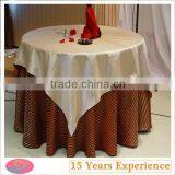 Square Satin Table Overlay Good Quality Low Price Wedding Overlay thumbnail-1