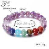 Hot Sale Stone Jewerly Bracelet Amethyst Beads Bracelet thumbnail-2