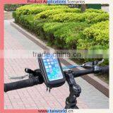 2015 Hot Bicycle Motorcycle Waterproof Shock-Absorbent Cell Phone Case Bag With Handlebar Mount Holder Stand Kit thumbnail-5