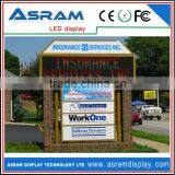 P10 Outdoor Yellow Single Color Led Message Sign Wireless Led Moving Message Sign White/green/yellow/red Customized Size Screen