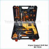 2016 New Model House Hold Electric Impact Drill Hand Tool Set thumbnail-6