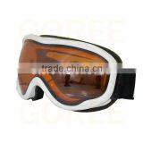Dual Lens Snowboarding Glass Crowbar Snow Goggles Yellow Lens thumbnail-2