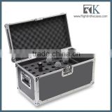 MLDGJ609 Black Strong Aluminum Wireless Microphone Case with super quality and good price china supplier
