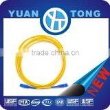 SC FC Jacked PVC LSZH Fiber Optic Patch Cord