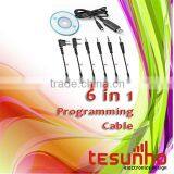 TESUNHO 6 IN 1 USB PROGRAMMING CABLE FOR TWO WAY RADIO thumbnail-1