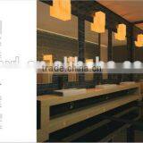Compact Board ,aluminum Whole Public Toilet Partition