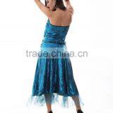 New Arrive Polyester and Spandex Hooded Ladies Party Wear Gown thumbnail-5