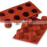 8 Big Bordelais Pastry Baking Moulds