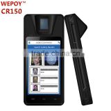 Android WIFI 3G Bluetooth GPS Handheld fingeprint reader biometric recoginition device for access control
