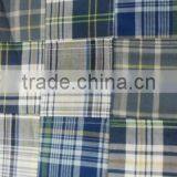 Madras Check Patchwork Handmade Pure Fabrics For Cap thumbnail-1