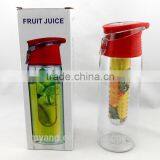 BPA Free Lemon Juice Tritan Shark Bottle, Cold Drink Fruit Infuser Sports Bottle, Tritan Fruit Infuser Water Bottle thumbnail-2