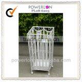 Cream Metal Umbrella Stand Vintage Style Chic Shabby Storage Holder thumbnail-1