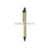 Recycled Paper Ballpoint Pen With Cardboard Barrel,wooden Clip thumbnail-2