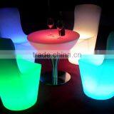 2017 Sigma New Design 16 Colors Change Led Light Nativity PE Plastic Cheap Coffee Table Set thumbnail-1