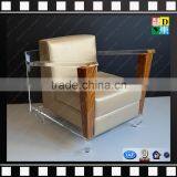 Modern Acrylic Living Room Sofa Chair Wholesale Acrylic Leg Sofa From China Manufacturer thumbnail-6