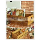 wooden tray decorative wood storage tray for sale