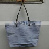 Simple Style Canvas Tote Shopping Bag thumbnail-1