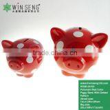 Lovely Creative Ceramic Pig Money Bank for Kids Gift