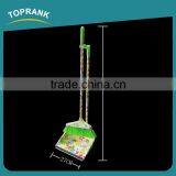 Toprank Household Cleaning Plastic Broom Dustpan Cleaning Set Plastic Broom Bristle With Soft Brush thumbnail-1