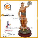 8" Resin Bronze Finish Lady Justice Sculpture Statue thumbnail-1