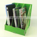 Cute DIY Wood Wooden File Shelf Magazine Book Holder Office Storage Box thumbnail-1