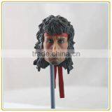 Custom Vinyl First Blood Figure Bust Statue Head Figurine for 12'' Action Figure Body thumbnail-2