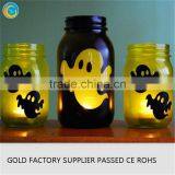 Lead Crystal Candle Holders Halloween Jar thumbnail-2