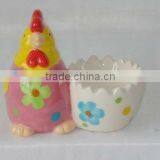 Hot Sale Ceramic Chicken Candle Holder for Easter Decoration thumbnail-1