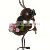 YS10133 Garden Decoration Metal Animal Planter Made in Xiamen With Size 12.5*10*28.5" thumbnail-1