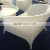 16 Colored Outdoor Illuminated PE Polyethylene LED Patio Furniture With Solar Powered System