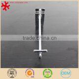 4"Supermarket Slatwall Double Loop Hook for Shop Accessory Chromed Finish - Pack of 100 thumbnail-3