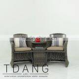 Cheap Antique Wicker Love Seat With Ottoman - New Design Wicker Love Seat Bench thumbnail-2