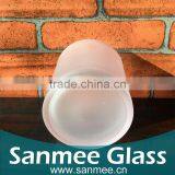 Hot Selling Frosted Wine Glass Shape Candle Holders for Wholesale thumbnail-3