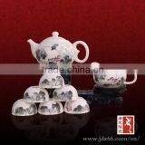 Chinese Design High Quality Hand Painted Ceramic Oriental Tea Sets for Home Hospitality thumbnail-1