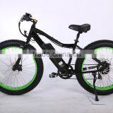 Newly 26 Inch Suspension 48V Fat Tire Electric Mountain Bike e Bicycle With Hidden Battery thumbnail-1