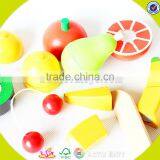 Wholesale Simulation Wooden Fruit Baby Toy DIY Cutting Child Toy Role Play Knife Wooden Fruit DIY Toy W10B122 thumbnail-5