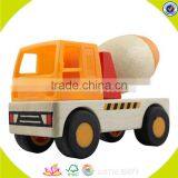 Wholesale Fashion Wooden Cement Truck Toy High Quality Baby Wooden Cement Truck Toy Best Wooden Cement Truck Toy W04A061 thumbnail-1