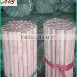 Natural Wooden Broom Stick One End Flat One End Dome thumbnail-6