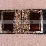 Wholesale Skull Pattern Decorated Alloy Buckle Elastic Sex Women Lady Waist Belt thumbnail-2