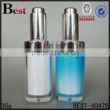 Acrylic Cosmetic Dropper Bottle 30ml 50ml 15ml Acrylic Serum Dropper Bottle Double Wall Plastic Lotion Bottle thumbnail-3