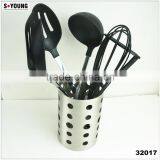 32017 7PCS NYLON KITCHEN TOOLS WITH S/S STAND thumbnail-6