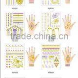 HCP001 Gold Removal Wholesale Hand Palm Ring Finger Tattoo Design for Men thumbnail-1