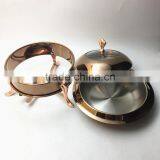 26cm Rose Gold Plated Stainless Steel Chafing Dish for Banquet Hot Sale Chafing Dish thumbnail-3