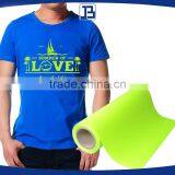 PU Material Korean Quality Heat Transfer Heat Vinyl for Garment, Neon Green thumbnail-1