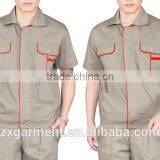 2016 OEM Unisex Overall Uniforms Short Sleeve Workwear thumbnail-2
