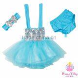 Wholesale Hot Fashion New Design Kids Sequin Tutu Dress Birthday Party Dress thumbnail-4