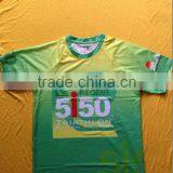 HIGH QUALITY OF SUBLIMATED PRINTING T-SHIRT, 100% POLYESTER