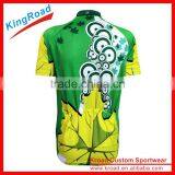 OEM Sublimation Print Team Wholesale Bright Cycling Jersey thumbnail-4