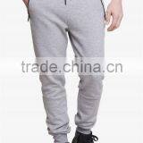 Men Gray Double Knit Jogger Pants Cheap Wholesale Jogger Pants thumbnail-1