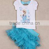 Fashion Style Girls Skirt Top Capri Skirts Dangri 2 pc Set Top With Skirts Sets thumbnail-2